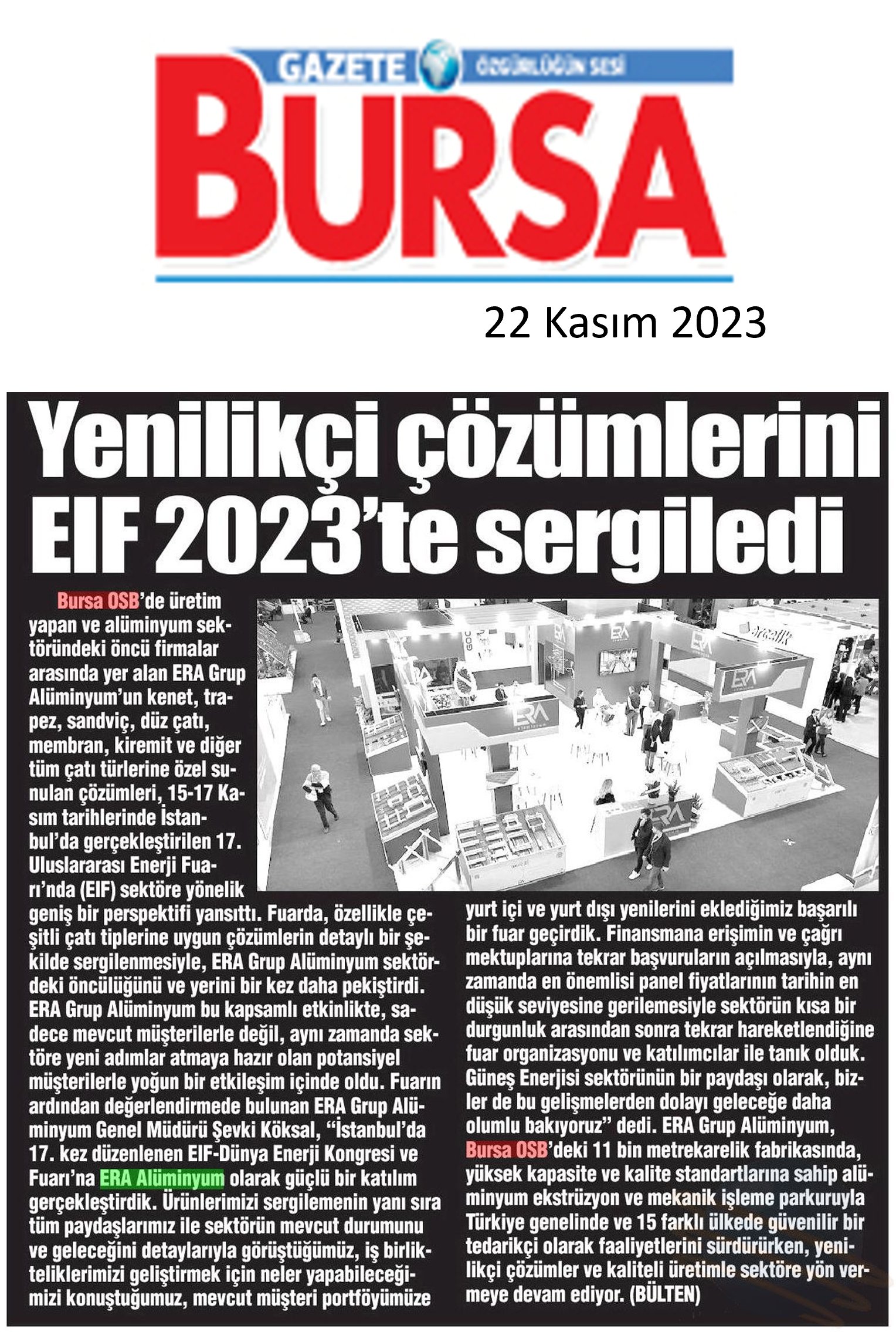 Bursa Gazetesi
